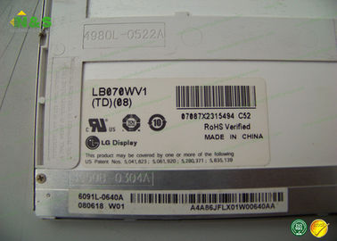 LB070WV1-TD08 LG Hiển thị 7,0 inch với 152,4 × 91,44 mm Khu vực hoạt động