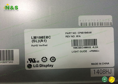 LM190E0C-SLA1 thường đen 19.0 inch máy tính xách tay màn hình LCD cho ứng dụng công nghiệp