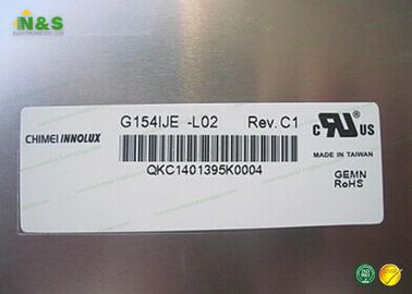 G154IJE - L02 Màn hình hiển thị LCD Innolux với độ phân giải 1280 * 800 WXGA