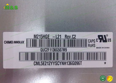 M215HGE-L21 10.4 inch Bảng điều khiển LCD Innolux Bình thường Trắng LCM 1920 × 1080 250 1000: 1 16,7M WLED LVDS